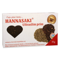 HANNASAKI Ultraslim prim zmes zeleného a červeného Pchu-er čaju 50 g