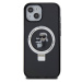 Karl Lagerfeld Ringstand Karl and Choupette MagSafe Zadný Kryt pre iPhone 15 Black