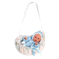 Llorens 63641 NEW BORN - realistická bábika bábätko so zvukom a mäkkým látkovým telom 36cm