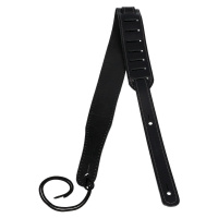 Flight S51 Black Leather Ukulele Strap