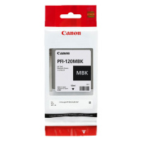 Canon PFI120MBK 2884C001 matná čierna (matte black) originálna atramentová cartridge