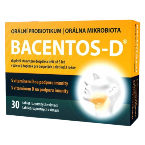 BACENTOS-D orální probiotikum 30 tablet