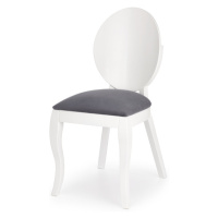 Sconto Jedálenská stolička DESIRÉE biela/sivá