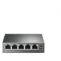 tp-link TL-SF1005P, 5 port mini Desktop Switch, 5x 10/100M RJ45 ports, 4x PoE, steel case