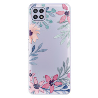 Odolné silikónové puzdro iSaprio - Leaves and Flowers - Samsung Galaxy A22 5G