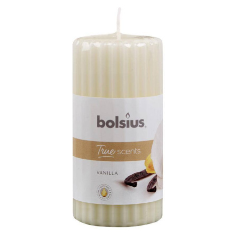 Sviecka bolsius Pillar True Scents 120/60 mm, vanilka