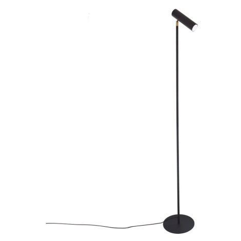 Čierna stojacia lampa SULION Milan, výška 150 cm