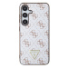 Guess PU Leather 4G Triangle Metal Logo Samsung Galaxy S24 5G S921 GUHCS24SPG4GPH White