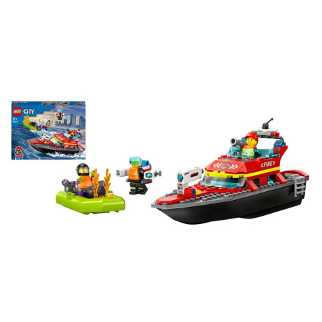 LEGO ® 60373 Hasičská záchranná loď a čln