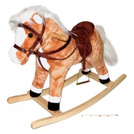 Hojdací koník, hnedý s efektmi Wiky