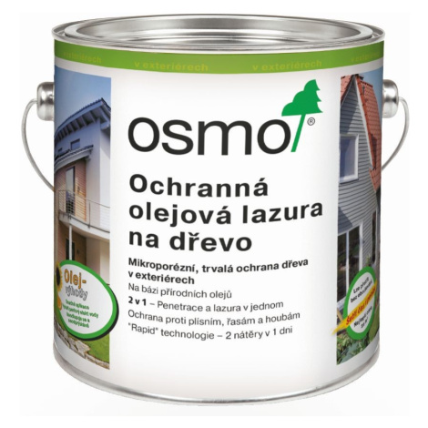 OSMO Ochranná olejová lazura - do vonkajších priestorov 0,75 l 729 - jedľová zeleň