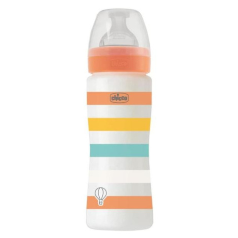 CHICCO Fľaša dojčenská Well-being silikón 330ml uni