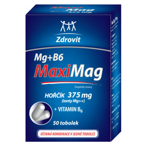 MAXIMAG Horčík 375 mg + vitamín B6 50 kapsúl