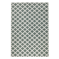 Kusový koberec Twin-Wendeteppiche 103125 grün creme – na ven i na doma - 120x170 cm NORTHRUGS - 