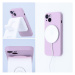 Silicone Mag Cover case compatible s MagSafe pre IPHONE 14 PLUS purple