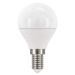 LED žiarovka Emos ZQ1222, E14, 6W, guľatá, číra, studená biela
