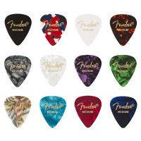 Fender 351 Celluloid Picks Medley Medium