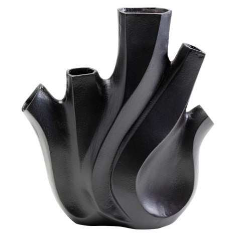 Flame váza čierna 29 cm Kare Design