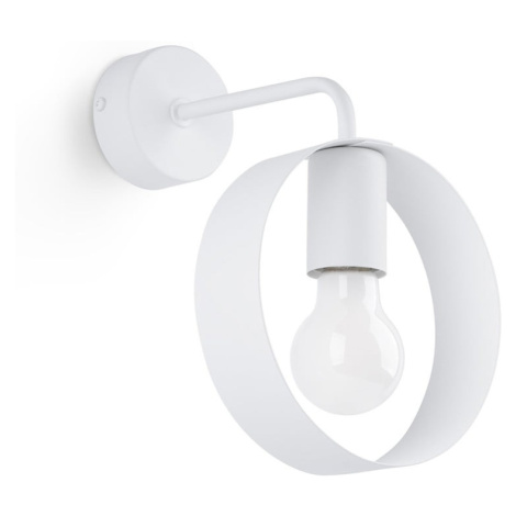 Biele nástenné svietidlo ø 12 cm Lammi – Nice Lamps
