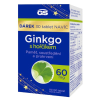 GS Ginkgo 60 mg s horčíkom 90 + 30 tabliet