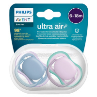 PHILIPS AVENT Cumlík Ultra air neutral 6-18m dievča 2 ks