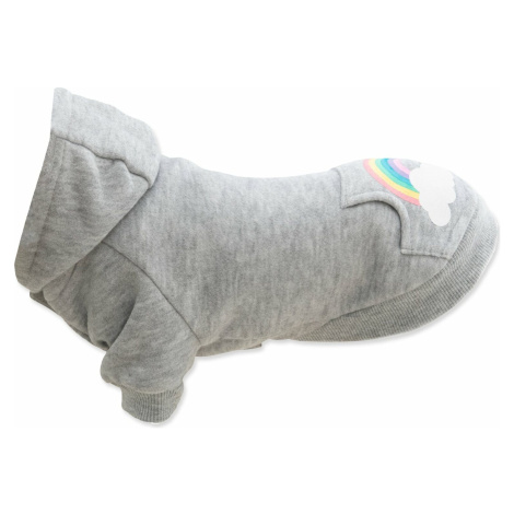 Rainbow Falls hoodie, XXS: 18 cm, light grey Trixie