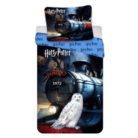 Detské bavlnené obliečky Jerry Fabrics Harry Potter, 140 x 200 cm