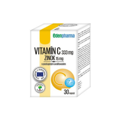 EDENPHARMA Vitamín C + zinok 30 kapsúl