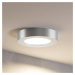 Prios LED stropné svietidlo Edwina, strieborné, 17,7 cm, stmievateľné
