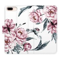 Flipové puzdro iSaprio - Pink Flowers - iPhone 7 Plus