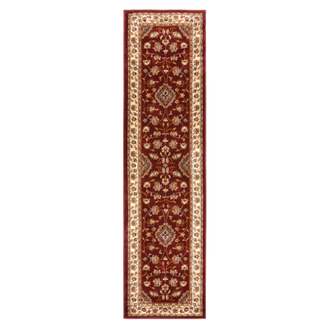 Běhoun Sincerity Royale Sherborne Red - 60x230 cm Flair Rugs koberce