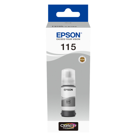 Epson 115 C13T07D54A sivá (grey) originálna atramentová náplň