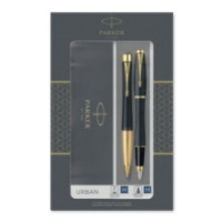 Parker URBAN MATT BLACK CT pln. pero + gul.pero