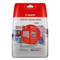 Canon cartridge CLI-571 C/M/Y/BK XL multipack + PP-201 10x15cm 50l.