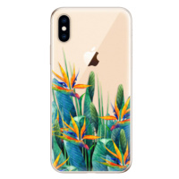 Odolné silikónové puzdro iSaprio - Exotic Flowers - iPhone XS