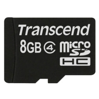TRANSCEND MicroSDHC karta 8GB Class 4, bez adaptéra