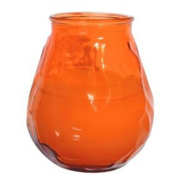 Aladino Vonkajšia sviečka v skle oranžová - horenie 35h