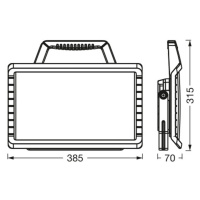 Ledvance LED Worklight Value Battery panel 26W