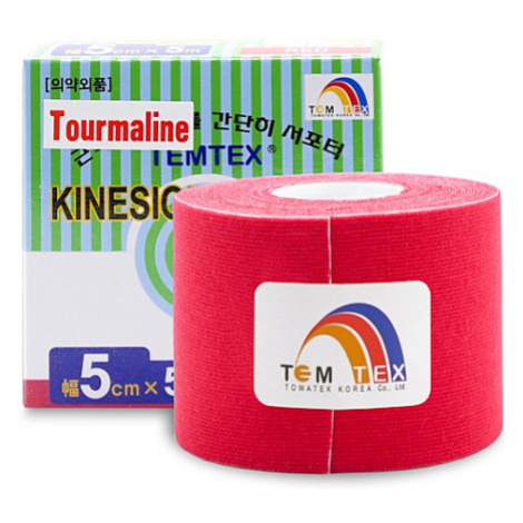 TEMTEX Tejpovacia páska Tourmaline červená 5 cm x 5 m
