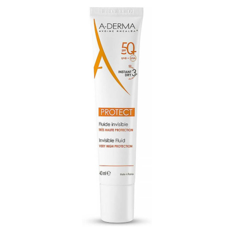 A-DERMA Protect ochranný transparentný fluid SPF50+ 40 ml