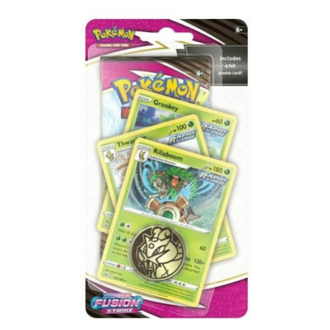 Nintendo Pokémon Sword and Shield - Fusion Strike Premium Check Lane Blister - Rillaboom