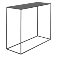 Čierny konzolový kovový stôl CustomForm Tensio, 100 x 35 cm