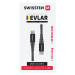 SWISSTEN KEVLAR USB-C/USB-C 3A 60W 1,5m antracit