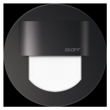 LED nástenné svietidlo Skoff Rueda mini Stick čierna teplá biela IP20 ML-RMS-D-H