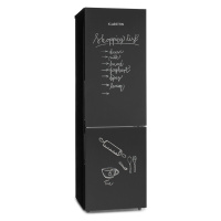 Klarstein Miro XL, kombinovaná chladnička, 180/69 l, energet. trieda F, tabuľová predná časť, či