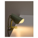 Zelená kovová stolová lampa s klipom (výška  16 cm) Jula – Kave Home