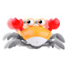 mamido Interaktívny utekajúci krab oranžový