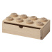 Drevený stolný box 8 so zásuvkou, viac variant - LEGO Farba: dub - ošetřený mýdlem