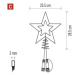 Štandard LED spojovacia vianočná hviezda KIFO 28,5 cm studená biela