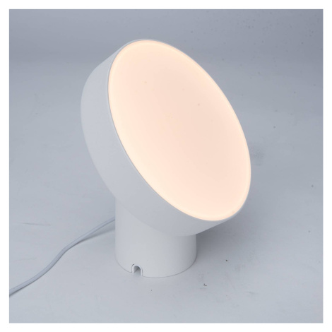 Stolová LED lampa Moa s funkciou RGBW, biela LUTEC